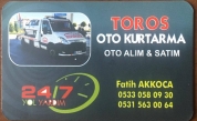 TOROS OTO KURTARMA