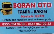 Adana Pozantı Boran Oto Tamir Tamirci Bakım Mustafa Usta